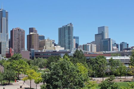 Denver city skyline